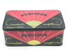 Scatola latta Perugina confetture cioccolato vintage tin box tole boite Casanova