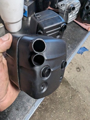 Marmitta doppia porta motosega