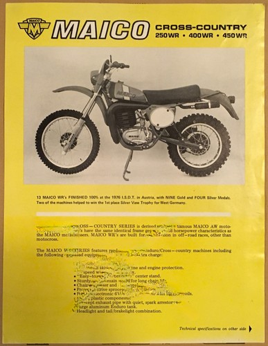Originale maico 250 400 450 - 400,