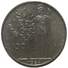 100 Lire 1964  - REPUBBLICA