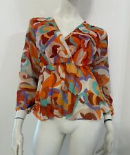Maglia blusa arancione