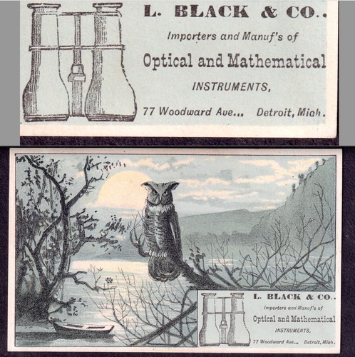 Binocolo xix secolo nero - binocolo, l