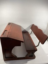 vecchie bambole XXL orsetti banco scuola grande legno