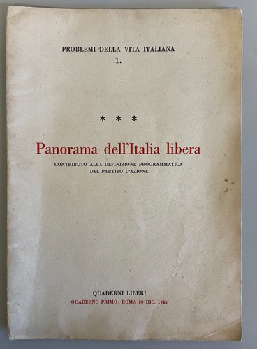 Raro documento partito - documento,