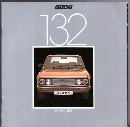 Fiat 132 2000 1981 - -82, brochure