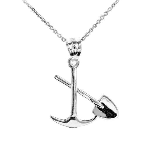 Collana con ciondolo piccone - ciondolo,