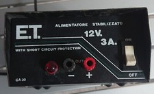 E.T. - Alimentatore stabilizzato Mod. CA30  12V - 3A