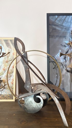 Scultura ferro antonio - scultura, ferro:
