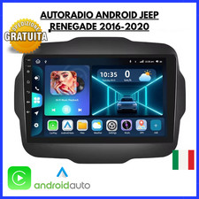 Autoradio Jeep Renegade 2016 2020 Carplay Stereo 2 Din Android 9 Pollici Auto FM