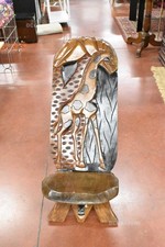 Sedia legno palissandro - in,