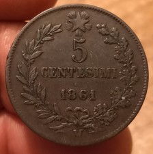 Moneta 5 Centesimi 1861