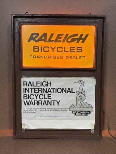 Insegna vintage raleigh - insegna,
