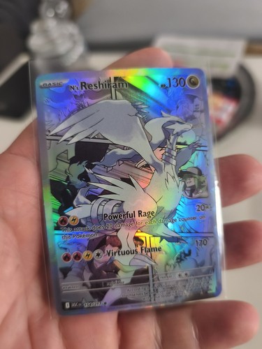 Carta pokemon ccg - pokemon, reshiram