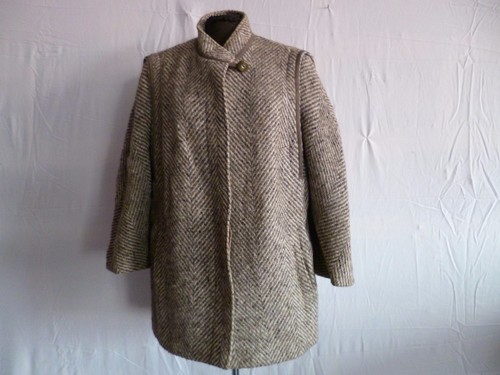 Sager tweed giacca cappotto - sager,