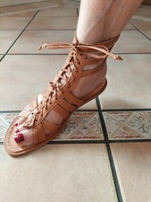 SANDALO SCHIAVA IN PELLE NON