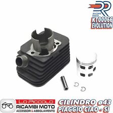 KIT CILINDRO MOTORE EVOLUTION DR DM 43 SPINOTTO 12 PIAGGIO SI MIX CIAO PX SC