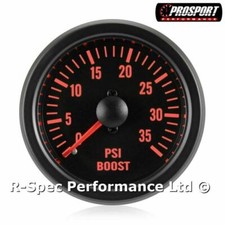 Kit Manometro 52mm Rosso