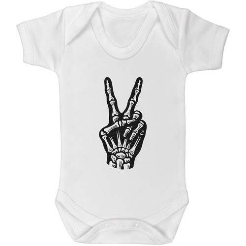 Skeleton hand victory sign - 'skeleton, sign'
