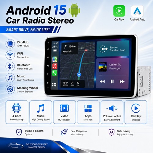 Autoradio singolo 1 - 10.1',