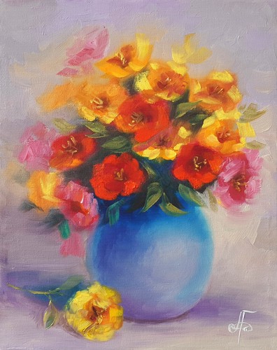 Bouquet floreale colorato - bouquet,