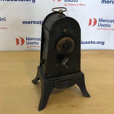 Girarrosto Antico Ferro Sbalzato Ghisa Italia Fine XIX Secolo Originale