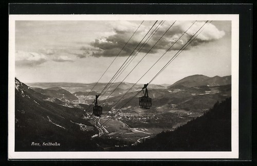 Cartolina funivia rax motivo - cartolina, rax,