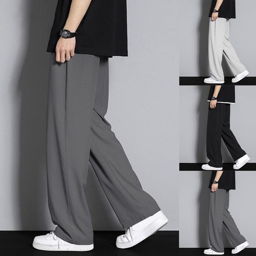 Pantaloni uomo seta ghiaccio