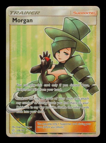 Pokemon card morgan 178 - morgan, 178/181
