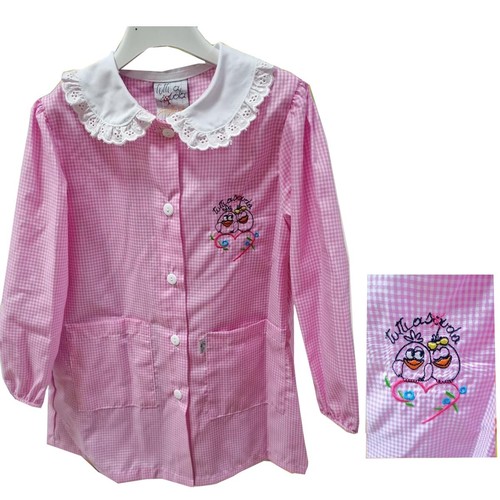 Grembiule scuola rosa bimba
