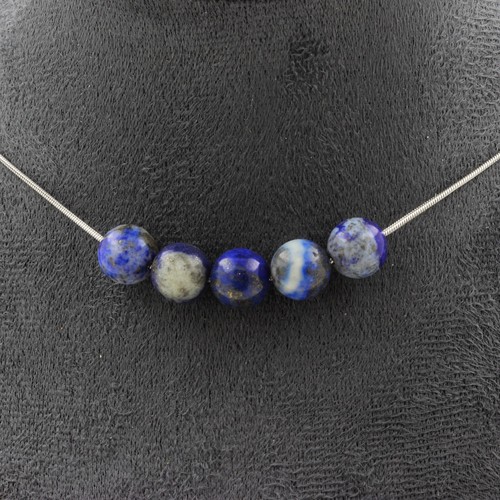 Collana perle lapislazzuli - collana,