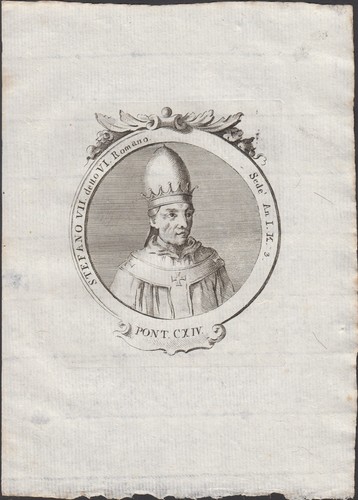 Stampa incisione papa - incisione,
