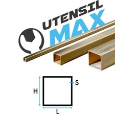 MICRO PROFILI IN OTTONE QUADRO