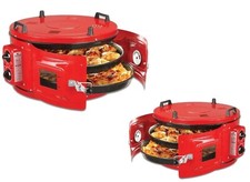 Forno Itimat 32L Roster Elettrico Pollo Pizza BBQ Grill Forno Rotondo Doppio-Rosso