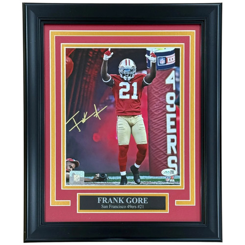 Foto frank gore autografata - foto,