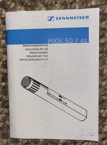 Sennheiser mkh notice - p,