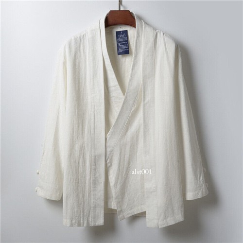 Cardigan uomo cotone lino