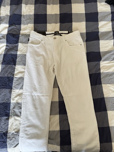 Jeans tramarossa bianco vita - -,