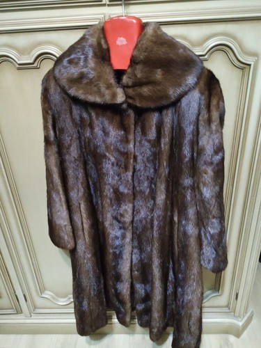 Elegante cappotto visone - cappotto,