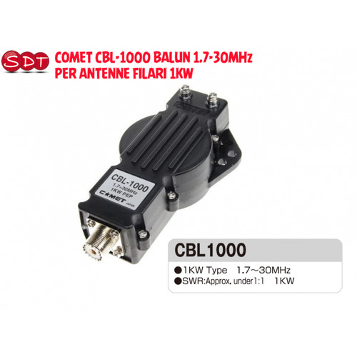 Comet cbl 1000 - comet, 1.7-30mhz