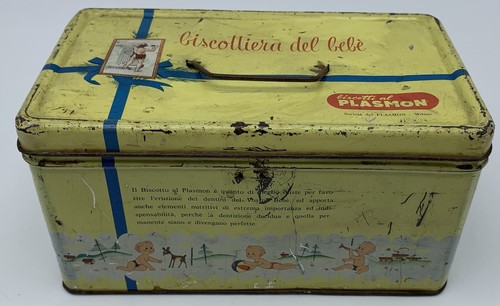 Scatola latta biscotteria - in,