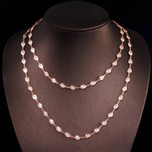 Collana maglione maglia catena