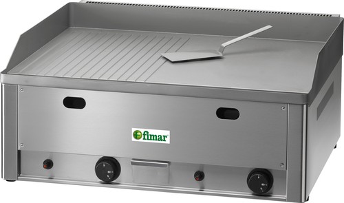 Fry top gas doppio piastra - a,