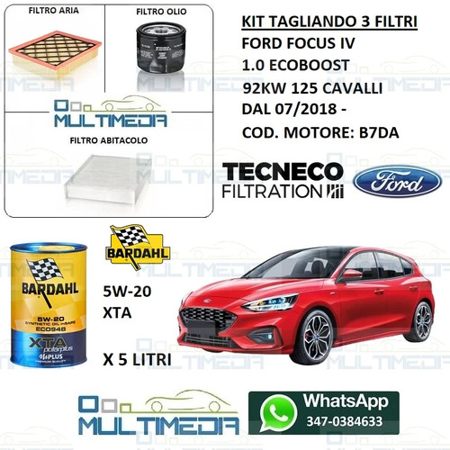 Kit tagliando filtri olio - tagliando,