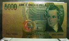 Banconota 5000 Lire Bellini