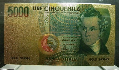 Banconota 5000 lire - banconota,