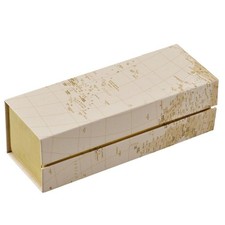 6X Scatola degustazione confetti MAPPAMONDO 16.5x6x5.5 cm BOMBONIERA 1FJN