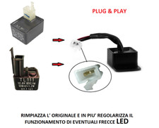 Rele Intermittenza frecce anche LED compatibile MV AGUSTA spinotto 2 fili @