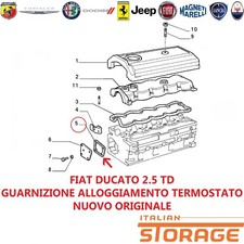 FIAT DUCATO 2.5 TD GUARNIZIONE ALLOGGIAMENTO TERMOSTATO NUOVO ORIGINALE 98421297