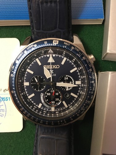  Seiko cronografo solare