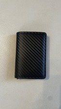 portafoglio stile fibra di carbonio (RFID)